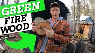 How To BURN GREEN Firewood!