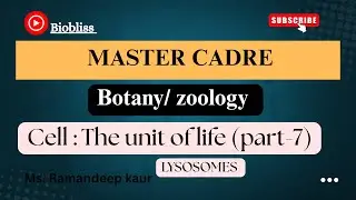 Lysosome || Cell : the unit of life|| #mastercadre #mastercadrebotany #mastercadrepreparation #neet