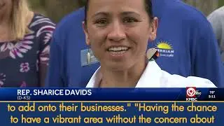 KMBC: Sharice Davids Tours Upper Turkey Creek