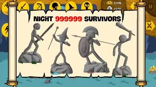 UPGRADE ALL STATUE SKIN IN NIGHT 10000 SURVIVORS | STICK WAR LEGACY | STICK LEGEND