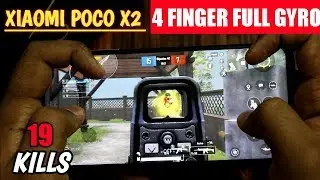 Xiaomi Poco X2 Test PUBG Game with 4 Finger Full Gyro ||  19 Kills in TDM 🔥🔥