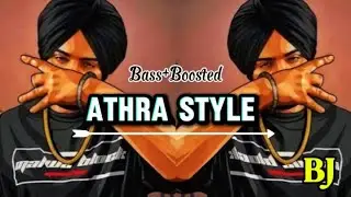 Athra style song sidhu moose wala |athra style bass+boosted 🤟🏻Sidhu moose  wala🔥