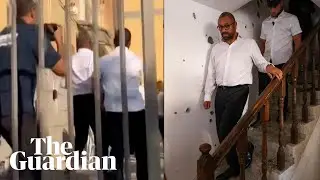 James Cleverly scrambles for cover as sirens sound on visit to southern Israel