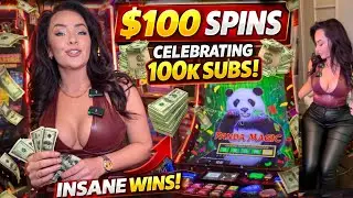 100K Subscribers = $100 Spins…THIS GOT WILD!!! 