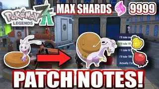 Pokémon Legends Z-A Update Patch Notes! Buy Bulk Berries! Mega Shard Changes! Rain Is Back!