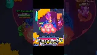 EMZ AND FINX INFINITE DAMAGE💀💀💀#infinity #brawlstars #finx #newupdate #heist #ytshorts #subscribe