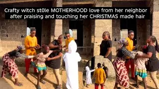 Ev!l woman diverts m0therly love to herself after touching a little girl Christmas made hair