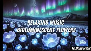 Relaxing Music: Bioluminescent Flowers