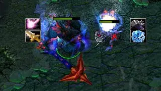 DOTA SLARDAR vs SLARK: HOW TO COMEBACK IN HARD GAME (SMART FIGHTS)