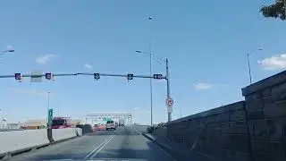 895b 895N harbor tunnel thruway toll 95 N light traffic Patapsco River estuary csx CB branch K truss