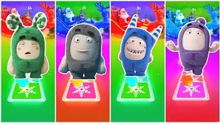 Oddbods Zee Vs Oddbods Food Vs Oddbods Pogo Vs Oddbods Jeff - Tiles Hop Edm Rush🎶