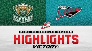 Everett Silvertips at Kelowna Rockets 11/21 | WHL Highlights 2025-26