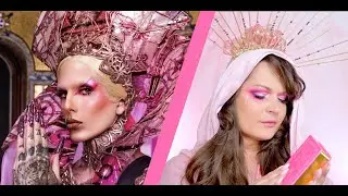makeup test: Jeffree Star Pink Religion collection review, makeup look and swatches