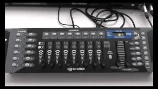 Video Tutorial de cómo configurar un DMX con lámparas de LEDs. Paso 1/3