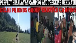 Chopta Trekking Guests Relaxing with Cricket at Perfect Himalayan Camping and Trekking Ukhimath
