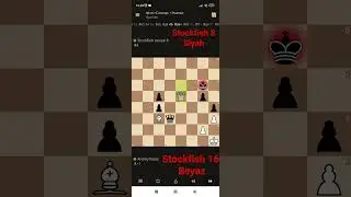 stockfish 8 vs stockfish 16 (&uuml;f &ccedil;ok pis kapışma) #satranc#lichess