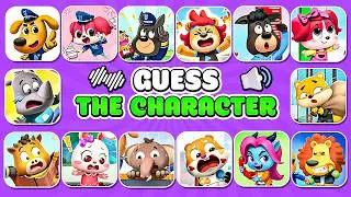Guess the Sheriff Labrador Character by Voice 🎧| Mr Fox, Doctor Panda, Sheriff Labrador ,Papillon ,