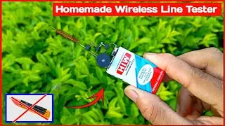 ⚡ घर में बनाया AC current Detector | How To Make Wireless AC Line Detector @SamarExperiment