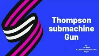 Thompson submachine Gun | Abarna | Gurunanak College