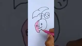 How to draw Cherubi Pokemon drawing | Pokemon.