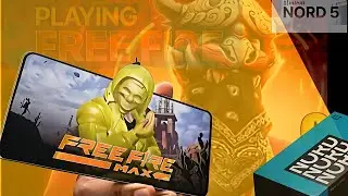 Распаковка ONEPLUS NORD 5 + тест игры в Free Fire со скоростью 144 FPS || Игра в Free Fire 144 FP...