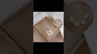 Luxury Four Leaf Clover Pendant Necklace #jewelry
