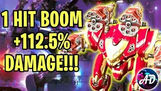 VORTEX SPECTRE With OVERDRIVE UNIT ONE HIT BOOM! | War Robots MK2 Gameplay WR