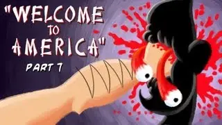 Scottish Ninjas: Welcome To America Pt.7 (Funny Violent Cartoon!)