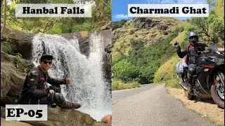 Riding to Charmadi Ghat and Hanbal Falls | 500KMs Bike ride in a day | Exploring Chikmagalur EP-04