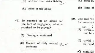 31st bihar judiciary exam all law paper answer key