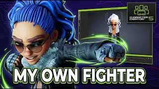 I Built My Own Fighter From Scratch -Then Animated a Fight Scene!