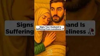 Loneliness is a big problem for husbands🥀📣#muslim #nikah #marriage #islamic_video #couple #shorts