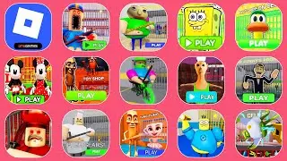 Roblox,😱BARRY EXE PRISON RUN,BALDI'S PRISON RUN,TOTR PRISON RUN,MICKEY AND MINNIE BARRYS PRISON RUN.