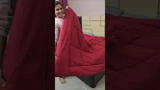 Razzai Mamma Comforter Review: ₹4500 ka Comfortor ₹3200 Mein? Paisa Vasool! #ComforterReview #shorts