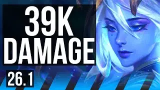 LUX vs AKALI (MID) | Good KDA: 8/1/11, 39K damage | EUW Master | 26.1