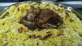 Arabic food ! Mutton mandi ! Laham mandi smoke flevar 