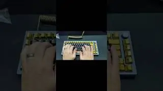 Satisfying keyboard FR4 plate gateron inks #customkeyboard #pcsetup #shorts #soundtest #thocky