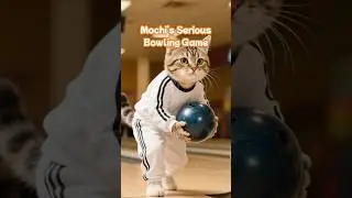 Mochi&rsquo;s Bowling Challenge Day! #cat #aicat #cuteanimals #lovely #mochi