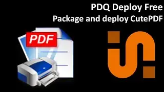 PDQ Deploy Free: Package and deploy CutePDF Writer