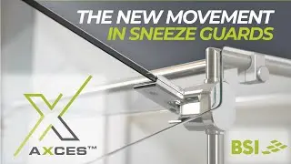 The New Movement in Sneeze Guards Has Arrived &mdash; Axces&trade; Pivot-Action Food Shields