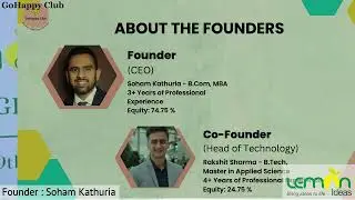 Soham Kathuria | GoHappy Club | Grand Finale Pitch &ndash; Innopreneurs Season 11