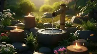 Tranquil Water Glow with Gentle Evening Music 🌙💧