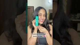 Foxtale Overnight Glow Mask #skincarereview #skincarereels #skincare #productreview #skincareshorts