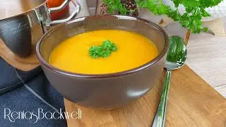 Cremiges Vergnügen, Kürbissuppe einfach gemacht 🎃