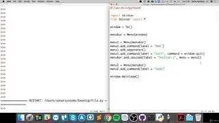 74- Easy Python Programming Menu
