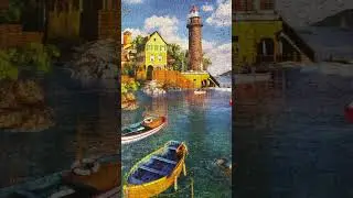 Jigsaw Puzzle - Mediterranean Harbor by White Mountain