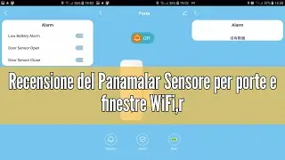 Recensione del Panamalar Sensore per porte e finestre WiFi,rilevamento Intelligente dello stato dell