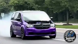 Rich Rebuilds&rsquo; HELLCAT Minivan Letting Them Eat On Woodward