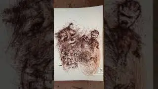 Guardians of the Galaxy Rocket and Groot Scribble art
