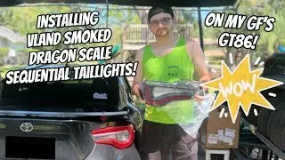 Installing Vland Smoked Dragon Scale Sequential ￼Taillights on a GT86